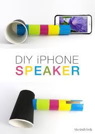 I can't promise great sound quality, but this diy phone speaker will make your phone sound louder and a bit less tinny! Diy Iphone Speaker To Learn About Sound The Craft Train