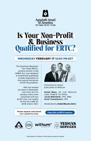 An Agudah Webinar: Do You Qualify for ERTC?