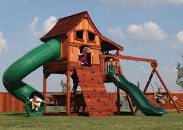 12 Fancy Outdoor Wooden Playsets Gallery Backyard Playset Backyard Fun Playground Set