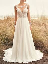 Ebay.com has been visited by 1m+ users in the past month Sommer Brautkleider Chiffon Spitze Hochzeitskleider Mit Armel Babyonlinedress De