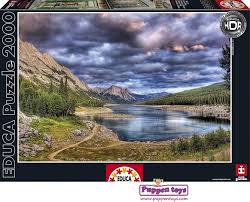 They feature fun puzzles of all types that'll keep you entertained. Puzzle Medicine Lake Canada 2000 Educa Juguetes Puppen Toys