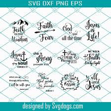 Faith over fear svg free. Religious Svg Bundle Bundle Svg Bible Verse Svg Religion Sign Christian Svg Faith Over Fear Svg Svg Files For Cricut Svgdogs