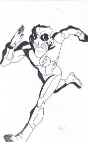 Kid Flash By Endeverafter22 On Deviantart Superhero Coloring Pages Superhero Coloring Kid Flash
