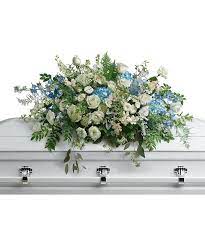 New city florist and gifts delivered same day from your local florist. Heavenly Heights Casket Spray Sympathy Flowers Radebaugh Florist And Greenhouses
