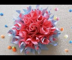If you need some paper flower templates or you want to look at some diy paper flowers to get inspired then browse this list of 40 tissue paper flowers for beginners with step by step tutorials that are colorful and comes in all sizes and will be super quick and easy to make. Diy Paper Crafts Easy Origami Paper Flowers 4 Steps Instructables