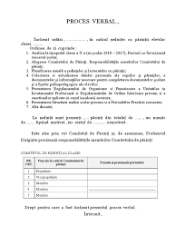 După partea comună a şedinţei, fiecare dintre diriginţii de clasă au petrecut şedinţe individuale cu părinţii clasei, discutînd în particular insuccesele şi reuşitele. Proces Verbal La Sedintele Cu Parintii