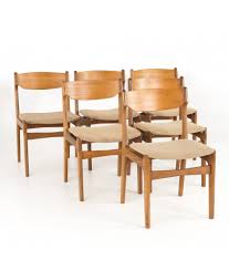 Don't fit my new living room style. Erik Buck Mid Century Modern Danish Teak Dining Chairs Set Of 6