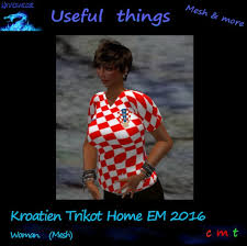 Ein in die kritik geratener stürmer sorgte gegen kroatien für. Second Life Marketplace Awd Kroatien Trikot Home Em 2016 Woman Trans Box