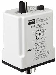 Most timers have smaller relays and will need a larger auxiliary relay or contact to handle larger loads. Dayton Single Function Timing Relay 24v Ac Dc 10a 240v 8 Pins Dpdt 5wmk2 5wmk2 Grainger
