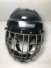 Bauer 4500 Helmet Combo Black Large Hockey Protective Gear
