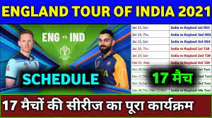 Here's all you need to know about england's tour of india which gets underway with the first test match in chennai from february 5. India Vs England 2021 Full Schedule Starting Date Squads England Tour Of India 2021 Youtube