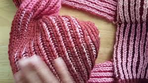In knitting patterns, you'll often see the instructions for a knit stitch abbreviated as a k or k. How To Knit 2 Color Brioche Stitch A Knittycat S Knits Tutorial Brioche Knitting Patterns Knitting Tutorial Brioche Stitch
