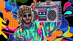 Mobile Candy Color Music Recorder Hip Hop Man Punk Crazy Trend Mobile Candy Color Music Radio Illustration Image On Pngtree Free Download On Pngtree In 2020 Music Coloring Music Illustration Illustration