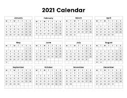 Edit and print your own calendars for 2021 using our collection of 2021 calendar templates for excel. 2021 Year Calendar With The Week Starting On Monday