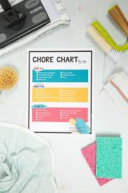 Alice And Loisprintable Kids Chore Chart By Age Group