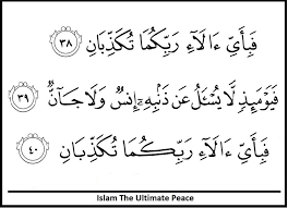 Allah untuk ke sekian kalinya menginformasikan tentang kekuasaannya, dia menciptakan semua manusia dari satu bahan yang sama, yaitu tanah, lalu terbentuklah tubuh manusia yang sehat dan kuat. Surah Rahman Verse 38 40 Quran Verses Verses Teachings