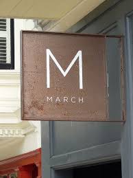 March Signage Design Signage Wayfinding Signage