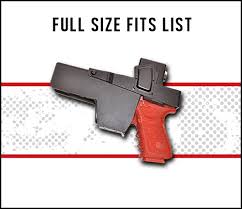Fit Chart Selection Please Select Your Handgun Size