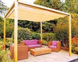 Outdoor canopy diy give the color of the house within harmony, after you choose the color of your interior, bring understated shades of the same colors inside, use decoration as an accent throughout. 20 Diy Outdoor Curtains Sunshades And Canopy Designs For Summer Decorating Diy Patio Patio Design Canopy Design
