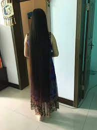 3 Different Long Hair From Knee Length To Floor Length Plus Chinalonghair Com Long Hair Wigs Long Hair Styles Long Dark Hair