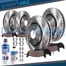 Front Rear Brake Rotors Brake Pads Honda Civic Rotor Pad Brakes Kit Ceramic Brake Pads Ceramic Brakes Brake Rotors