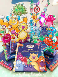 Meine Kleinen Monster Zum Basteln In 2020 Basteln Do It Yourself Basteln Kleine Monster