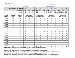 Custom Letter Signs Size Guidelines Shelf Tag Supply