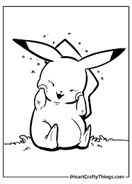Cute pokemon coloring pages pikachu. 30 Powerful Pikachu Coloring Pages