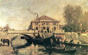 Giuseppe Barbaglia Le Cucine Economiche A Porta Nuova Olio Su Tela 1890 Fantasy Art Art Urban History