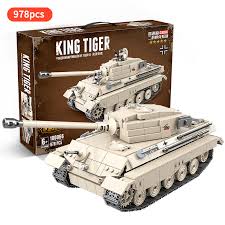 The ordnance inventory designation was sd.kfz. World War 2 German Army King Tiger Heavy Tank Tracks And Soldiers Military Figures Weapon Building Blocks Toys For Children Gift Blocks Aliexpress