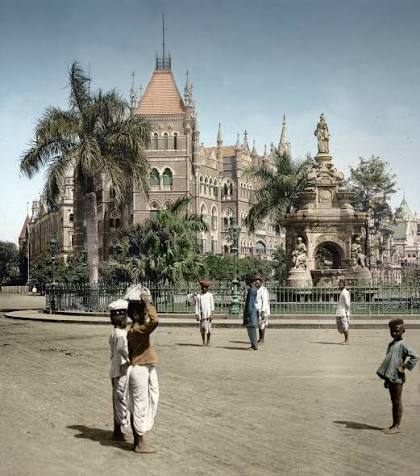1850-1925 India, Views of old Bombay in Colour.. Full collection of restored photographs. Updated.