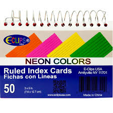 Maybe you would like to learn more about one of these? 48 Units Of Spiral Index Cards 3x5 50 Ct Neon Colors Ruled Labels Cards And Index Cards At Alltimetrading Com