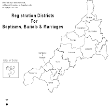 Devon and cornwall police the map, published for people who live in the st ives and carbis bay areas, shows. Genuki Map Of Registration District Cornwall