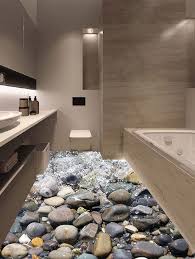 3d Vinyl Stone Stream Floor Sticker Kids Room Wall Stickers Floor Stickers Vinyl Flooring