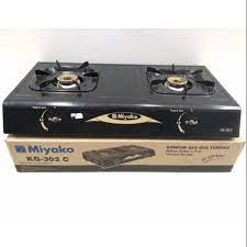 Kompor gas top plate dengan dua tungku terbilang cukup banyak. Kompor Gas Miyako 2 Tungku 302 C Shopee Indonesia