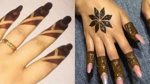 Ramazan Special 2 Easiest Mehndi Design Bharwa Design Finger Henna Designs Mehndi Simple Mehndi Designs For Fingers