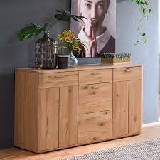 Anrichte in eiche massiv natur geölt baumstamm sideboard. Sideboard Eiche Massiv 150 Cm Sideboard Kommode 3 Turig Mit Schubladen Eiche Teilmassiv 150cm Neu 512172 Eur 389 00 Picclick De Sit Sideboard Fridge Breite 150 Cm Mit Kuhlschrankgriffen Shabby Chic Vintage Margarito Stark