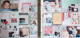 Paper Starting A Baby Album With Project Life Pretty Paper True Stories And Scrapbooking Classes With Cupcakes