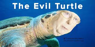 Mitch mcconnell kentucky politics humor memes humour moon moon jokes meme. Treason Stickers On Twitter Happy Worldturtleday To The Evil Turtle Mitch Mcconnell