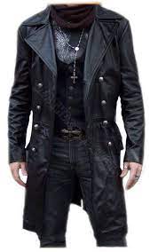Pin By Zach Williams On Leather Jackets Long Leather Coat Jackets Men Fashion Leather Jacket Men