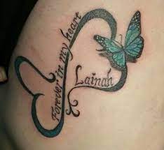 Super Tattoo Butterfly Heart Mom Ideas Infinity Butterfly Tattoo Infinity Tattoos Heart Infinity Tattoo