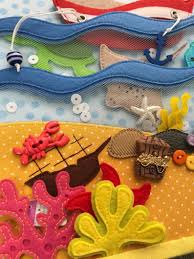 under the sea quiet book pattern diy busy book pdf pattern etsy in 2021 quiet book patterns quiet book baby quiet book