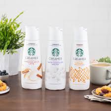 starbucks to sell coffee creamers in