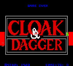 Cloak & dagger is an atari video game based on the 1984 film of the same name. Cloak Dagger 1983 Arcade Mod Cloak Dagger Videogame By Atari Cloak Dagger 1983 1 3 4 Marvel Comics Medium Grades Crisp Colors Welcome To The Blog