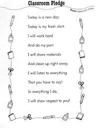 Classroom Pledge Classroom Management Classroom Management Plan Teaching Classroom