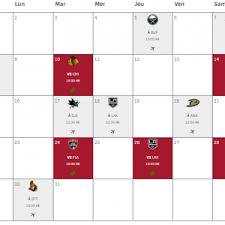 Vous trouverez sur cette page des calendriers annuels 2021 à télécharger et imprimer gratuitement. Les Canadiens Ont Devoile Leur Calendrier 2019 2020 25stanley