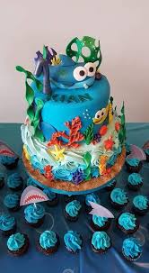 Buttercream Birthday Baby Shark Cake Baby Shark Birthday Cake Decorating Shark Cake Eat Cake