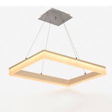 Tiered Rectangular Led Light Fixture Levels Modern Place