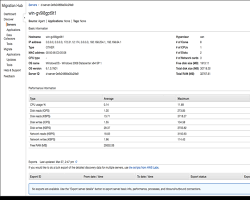 Image of analyzing application data in the AWS Application Discovery Service console