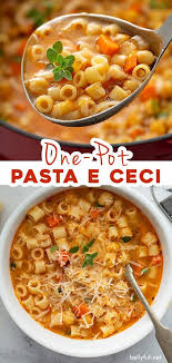 Pasta E Ceci Is A Cross Between A Saucy Tomato Pasta Soup And Stew It S Hearty Flavorful And All Cooke Vegetarian Soup Recipes Recipes Hearty Soup Recipes